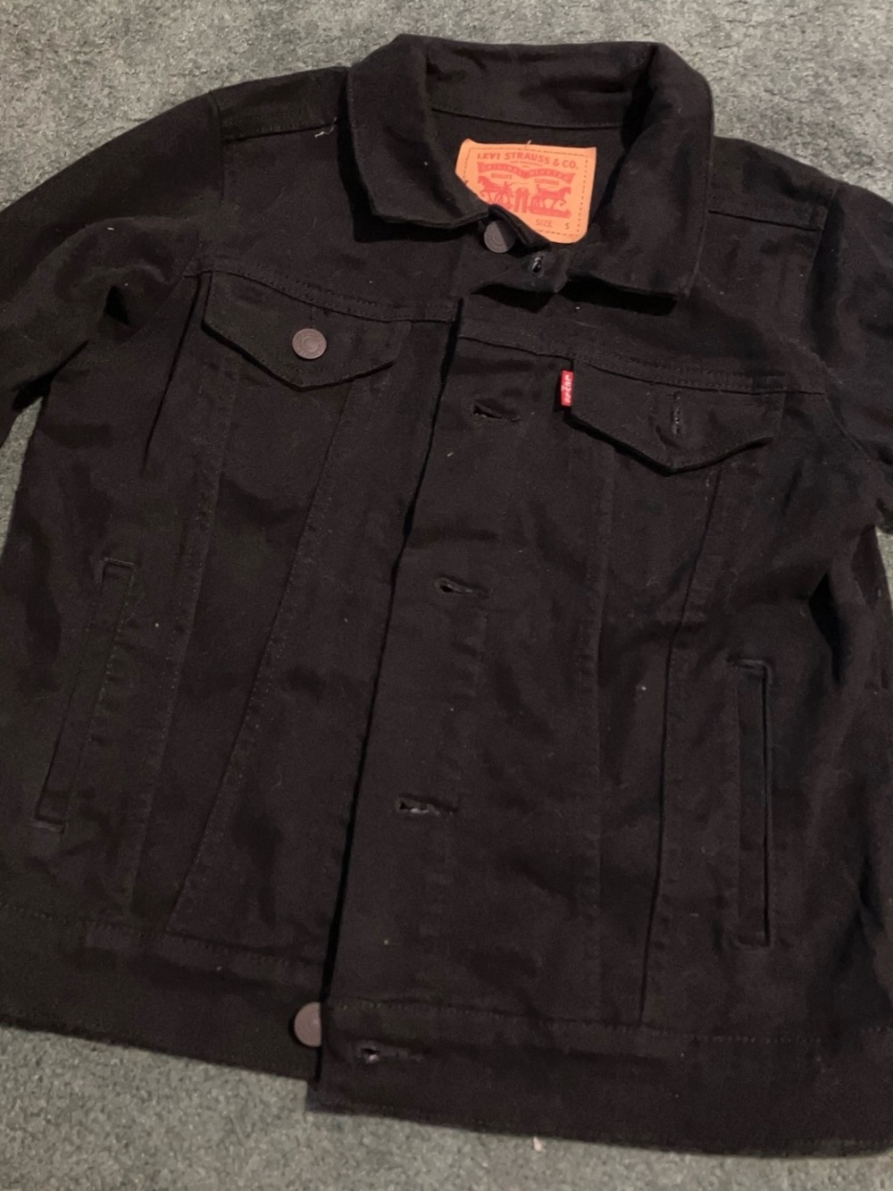 Levi's Black Crop Jacket